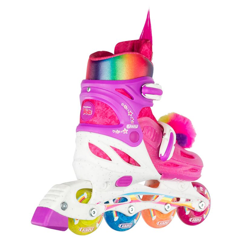 Crazy Skates Trolls Size Adjustable Inline Skates - Featuring Poppy From The Trolls Move, 3 of 8
