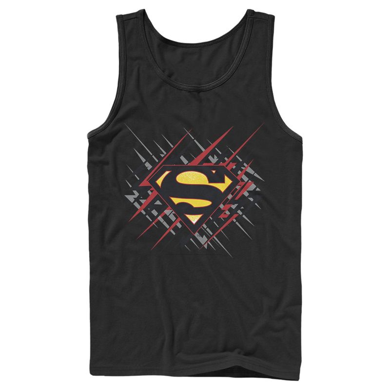Men's Superman Logo Lightning Tank Top, 1 of 5