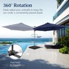 Best Choice Products 10ft 360° Rotating Cantilever Easy Auto Open Patio Umbrella w/ Solar LED Lights - 3 of 4