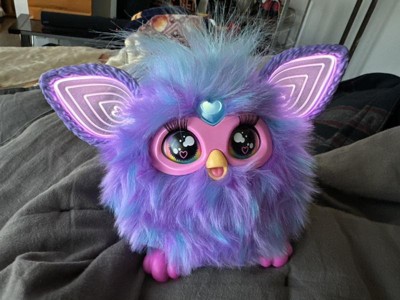 Furby MINI With Suction Plush Soft Toy 4 11/16in hasbro famosa Purple