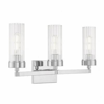 Norwell Lighting Lida 3 - Light Vanity in  Chrome