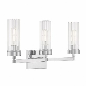 Norwell Lighting Lida 3 - Light Vanity in  Chrome - 1 of 1