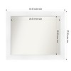 Amanti Art Sloped Non-Beveled Framed Bathroom Vanity Wall Mirror - 3 of 4