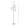 Aukfa 66.1” Modern Tree Floor Lamp – Adjustable 3-Light Farmhouse Design for Bedroom, Living Room & Office - 4 of 4