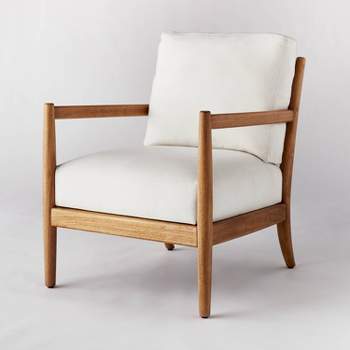 Park Valley Ladder Back Wood Arm Accent Chair - Threshold™ designed with Studio McGee