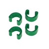Unique Bargains Bicycle MTB Brake Cable Derailleur Line Case C Shape Buckle Clasps Green 5 Pcs - 4 of 4