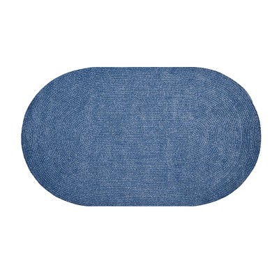 Chenille Solid Collection 100% Polyester Reversible Indoor Area Utility Rug - Better Trends