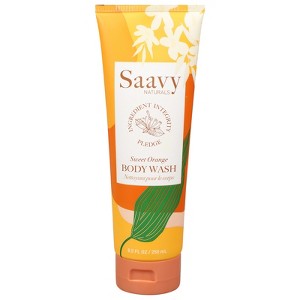 Saavy Naturals Body Wash Sweet Orange - 8.5 fz - 1 of 3