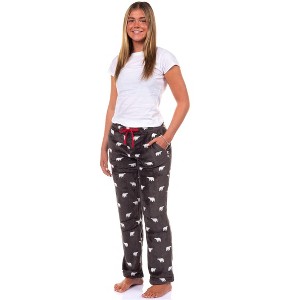 Seven Times Six Coca-Cola Plush Lounge Pants Allover Design Adult Sleep Pajamas - 1 of 4