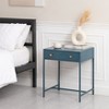 MH London Brockwell 24" Nightstand with Drawer Iron - 2 of 4