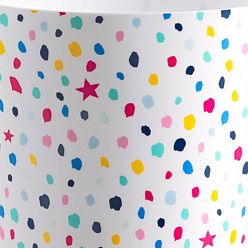 Confetti Dot Kids&#39; Bathroom Wastebasket - Allure Home Creations, 4 of 9