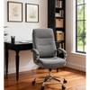 GDFStudio Sylithra Modern Swivel Upholstered Office Chair with Adjustable Height - 2 of 4