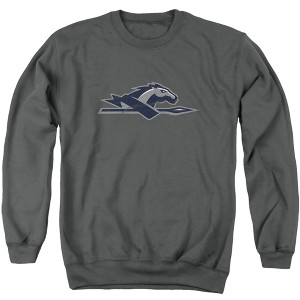 Longwood University Official Distressed Primary Adult Crewneck Sweatshirt - 1 of 4