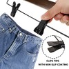 BP4U 14" Premium Wooden Adjustable Pants Hangers, Solid Wood Skirt & Trouser Hangers with 360° Swivel Hook and Wrinkle-Free Design - 4 of 4