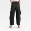 Women's High-Rise Curved Leg Barrel Jeans - Universal Thread™ - 2 of 3