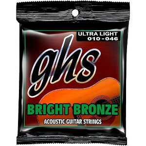 GHS BB10U 80/20 Bronze Ultra Light Acoustic Guitar Strings - 1 of 2