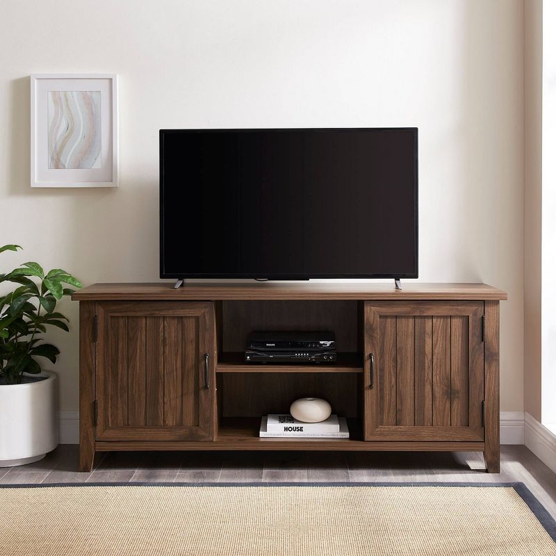 Modern Transitional TV Stand for TVs up to 65" - Saracina Home, 4 of 15