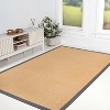 JONATHAN Y Camden Farmhouse Cottage Border Jute Area Rug - 4 of 4