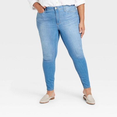 high waisted womens skinny jeans