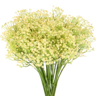 Unique Bargains Artificial Baby's Breath Faux Gypsophila Plastic Bouquets Real Touch Flowers 22.8"