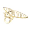 Unique Bargains Women's Fashionable Metal Hair Claw Clip Gold Tone 1 Pc - 4 of 4
