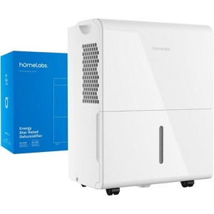 hOmeLabs 1,500 Sq. Ft. WiFi-Enabled Dehumidifier, Small to Medium Size Rooms - Home, Bedroom, Bathroom - 22 Pint - 1 of 4