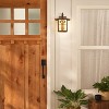 River of Goods 11.75" 1-Light Prairie Craftsman Style Stained Glass Outdoor Lantern Wall Sconce Bronze: ETL Listed, Weatherproof - 3 of 4