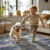 Abynow Geometric Modern Loomed Machine Washable Area Rug - 4 of 4