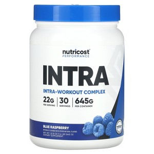 Nutricost Performance, Intra-Workout Complex, Blue Raspberry, 1.4 lb (645 g) - 1 of 2