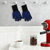 REGALWOVEN Silicone Polycotton Inner Heat Resistant Oven Mitts 2 Pcs 12.6x5inch - 3 of 4