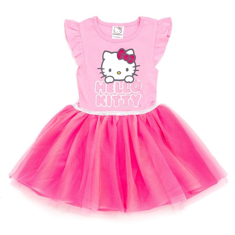 Hello Kitty Girls Tulle Dress Little Kid to Big Kid, 1 of 8
