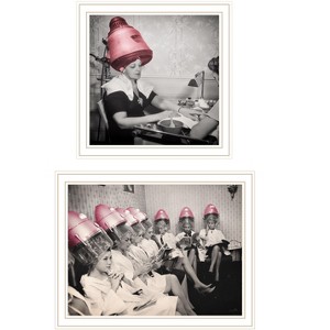 The Salon Collection 2-Piece Vignette By Sophie 6, Ready to Hang Framed Print, White Frame - 1 of 1
