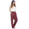 Casual Nights Women's Flannel Pajama Sleep Pants, Super Soft Plaid Pjs Bottoms - 2 of 4