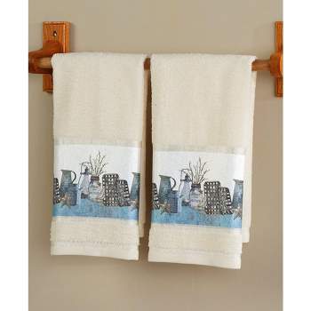 The Lakeside Collection Barn Home Bath Collection - Set of 2 Hand Towels 2 Pieces