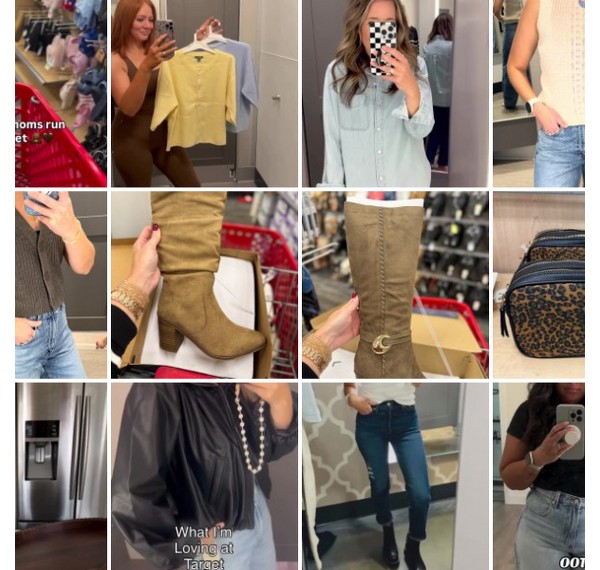 Collage of people showing off their #TargetStyle