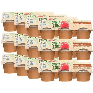 Santa Cruz Organic Cinnamon Applesauce - Case of 12/6 packs, 4 oz - 1 of 4