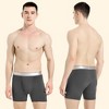 CARER 2-Pack Reusable Mens Incontinence Underwear Washable Moderate Absorbency Leak-Proof Mens Incontinence Boxer - 2 of 4