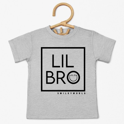 The Juniper Shop SmileyWorld Lil Bro Square Toddler Short Sleeve Tee