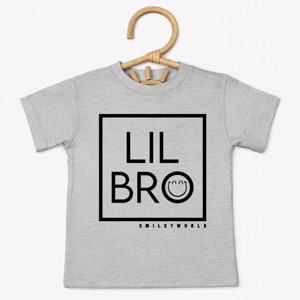 The Juniper Shop SmileyWorld Lil Bro Square Toddler Short Sleeve Tee - 1 of 4