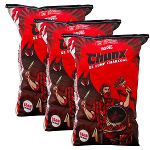 Jealous Devil Natural Hardwood Wood Lump Grill Charcoal, 35 Pounds (3 Pack) - 1 of 4
