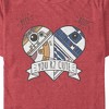 Men's Star Wars The Force Awakens ValentineCute Droid Heart T-Shirt - 2 of 4