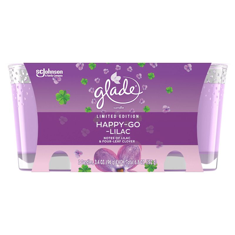 Glade Candles - Happy-Go-Lilac - 6.8oz/2ct, 4 of 17