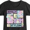 Girls' - Disney - Royally Stylish Fitted Short Sleeve Graphic T-Shirt - 2 of 4