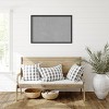 38"x26" Stylish Framed Magnetic Board Black - Amanti Art - 4 of 4