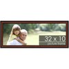 PosterPalooza | Panoramic Simple Brown Picture Frame - UV Acrylic, Foam Board Backing, Hanging Hardware - 2 of 4