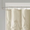 PAGED 72x72 Inch Polyester Semi-Sheer Shower Curtain with 12 Button Holes on Top,Tufted Shower Curtains for Bathroom - 4 of 4