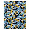 NoJo Warner Bros. Batman The Caped Crusader Light Blue, Navy, Yellow and White Bat-Signal Super Soft Toddler Blanket - 2 of 4