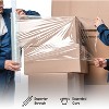 PSBM 30" x 1000' 4 Rolls 90 Gauge Cast Extended Core Pallet Cling Stretch Wrap, Clear - 4 of 4