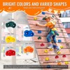 VEVOR 25 Rock Climbing Holds,Multi-Size and Colored Climbing Rocks for Kids and Adults,Rock Wall Holds with Knotted Rope,Handles and Mounting Hardware - 4 of 4