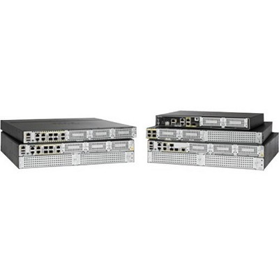 Cisco 4331 Router - 3 Ports - Management Port - 6 Slots - Gigabit Ethernet - 1U - Rack-mountable, Wall Mountable